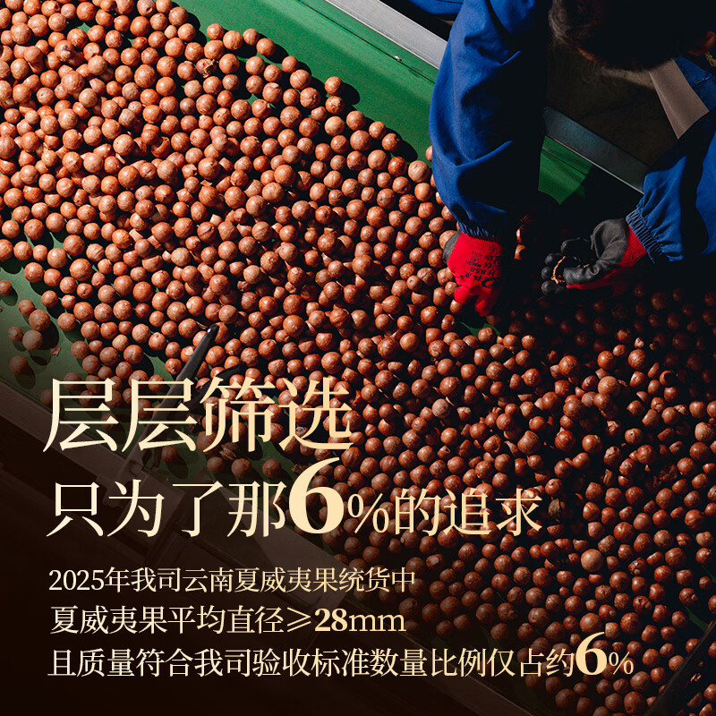 良品铺子 夏威夷果 奶香味 28mm+大果径 1000g 罐装 49元 - 线报酷