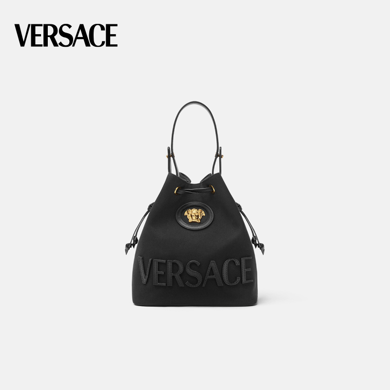 VERSACE 范思哲 女士La Medusa帆布水桶包 12200元