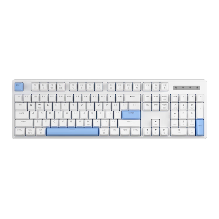 京东京造 gasket结构 有线机械键盘 透光键帽 双侧RGB 海盐芝士 茶轴 RGB 159.9元