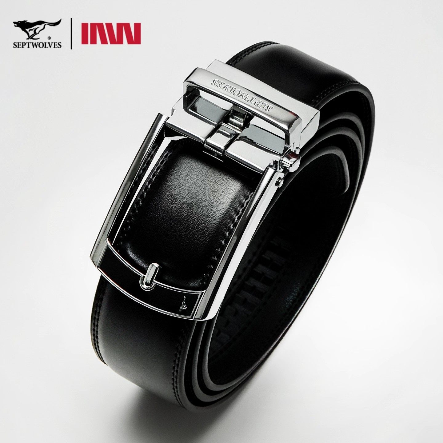 七匹狼 头层牛皮 男士皮带 59元（需用券）