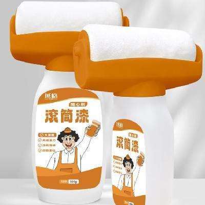 延格 滚筒漆乳胶漆 500g 9.6元