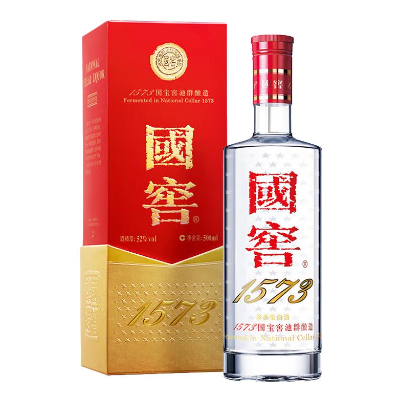 移动端、京东百亿补贴：国窖1573 品味敦煌 52%vol 浓香型白酒 500ml 礼盒装 652.