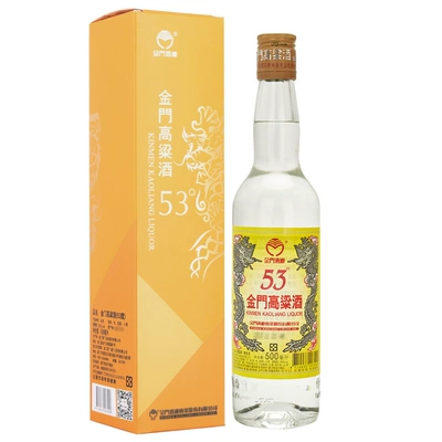 88VIP：金门高粱酒 黄金龙 53﹪vol 清香型白酒 500ml 136.65元包邮（双重优惠）