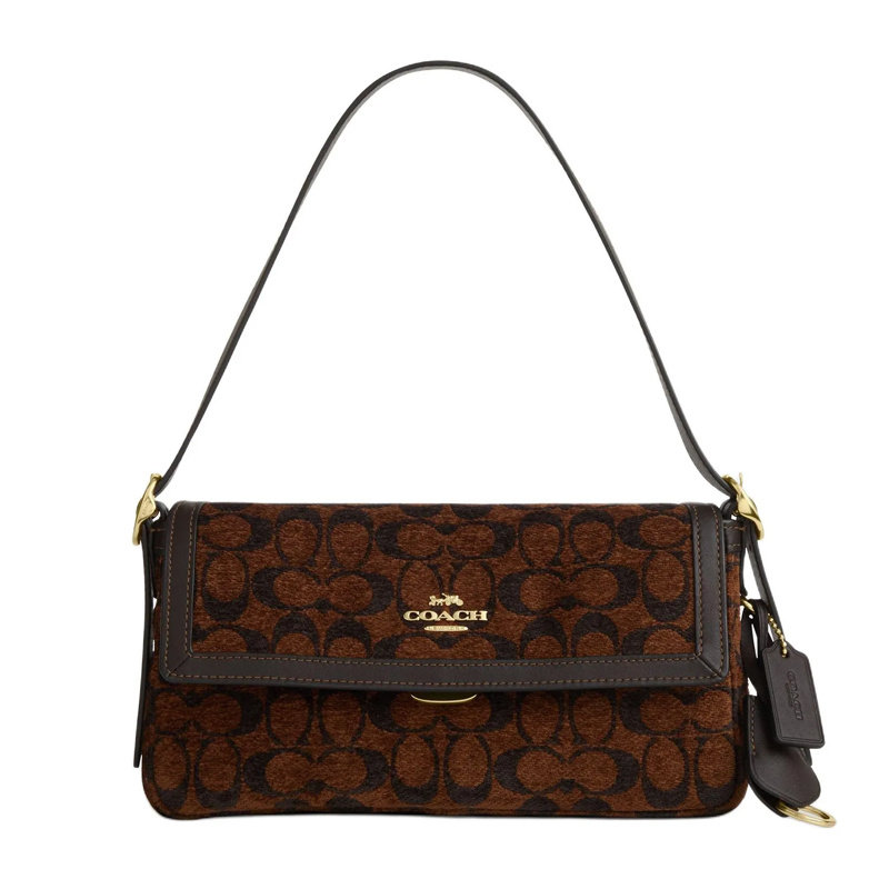 COACH 奥莱款女士织物单肩手提包腋下包单肩包斜挎包 1535.22元（需用券）