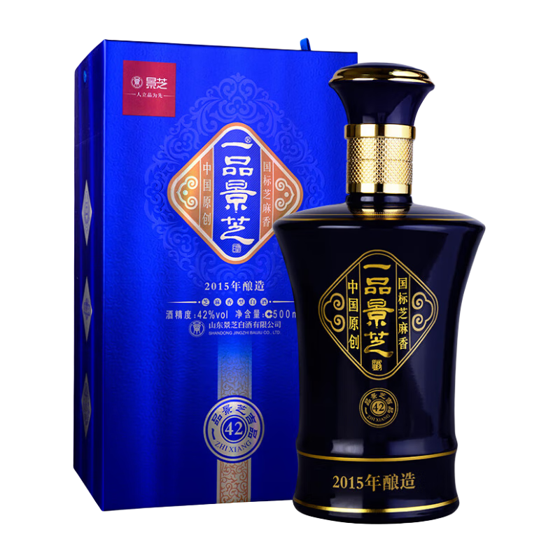 jingzhi/景芝 一品景芝吉品 42° 芝麻香型 500ml 1瓶 79元(需领券)