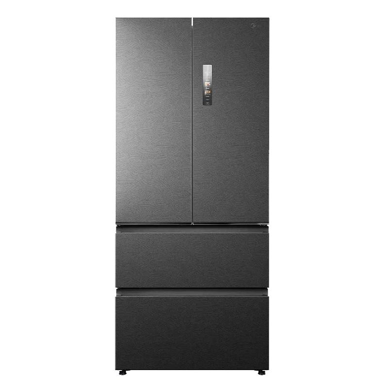 美的 M60系列520小机皇法式多门四开门家用冰箱超薄嵌入式60cm平嵌|双系统|急