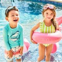 Carter's 漂亮UPF50+防晒儿童泳装终于降价 低至6折