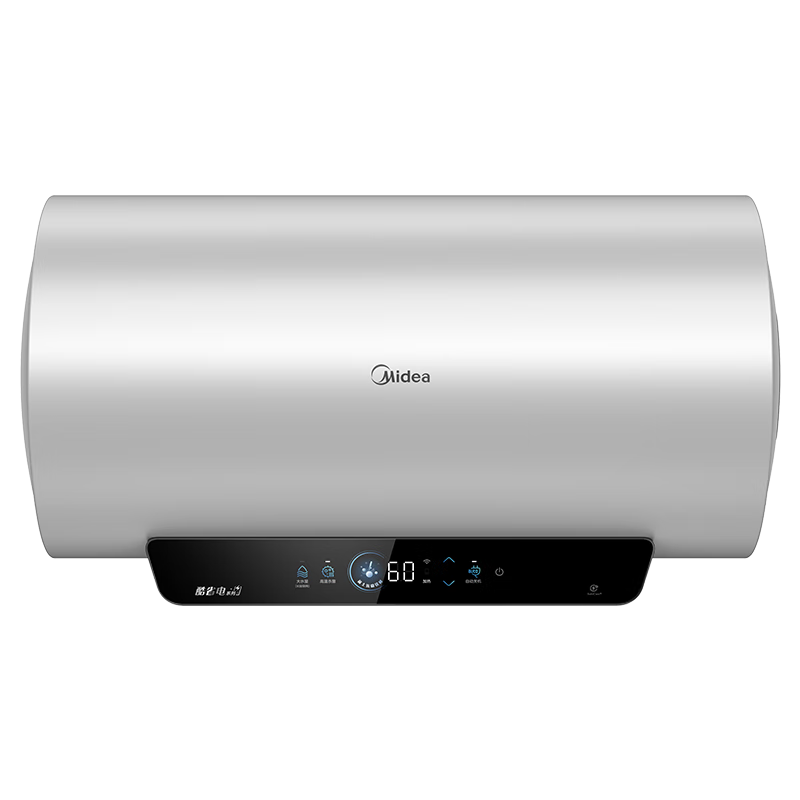 plus会员:美的(Midea)储水式电热水器终身免换镁棒60升2500W一级能效60倍耐用加热管酷省电自动关机F60-25JE4Pro(HE) 506.3元包邮