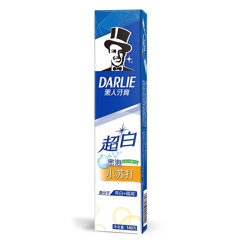 88VIP：DARLIE 好来 超白小苏打牙膏140g*4 31.33元（需用券）