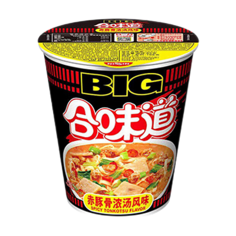 plus会员、概率券：合味道 BIG杯面大杯赤豚骨浓汤风味方便面 113g*11桶 40.81元