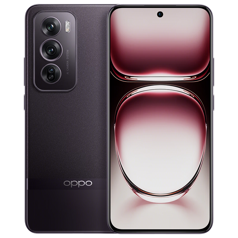 百亿补贴、PLUS:OPPO Reno12 Pro 12GB+256GB 乌木黑 智能游戏 AI拍照 学生5G手机 2874.5