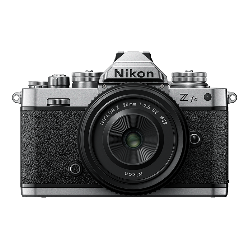 PLUS会员：Nikon 尼康 Z fc APS-C画幅 微单相机 银黑色 Z 28mm F2.8 SE 定焦镜头 单头