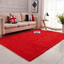 KAYE 卡也 纯色长绒毛地毯家用加厚客厅茶几沙发飘窗毯子满铺卧室床边毯定