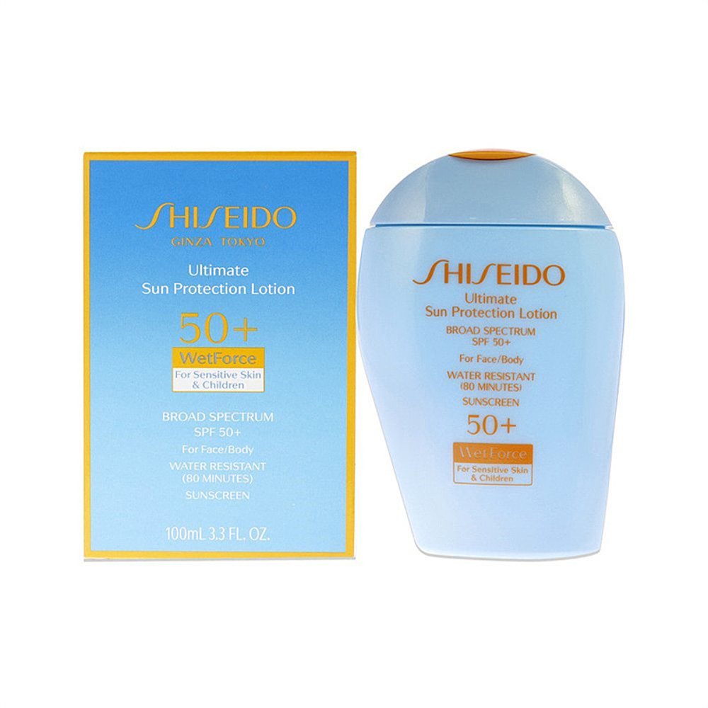 SHISEIDO 资生堂 美国直邮Shiseido 资生堂防晒乳液 SPF 50敏感肌和儿童用 100ml 225.