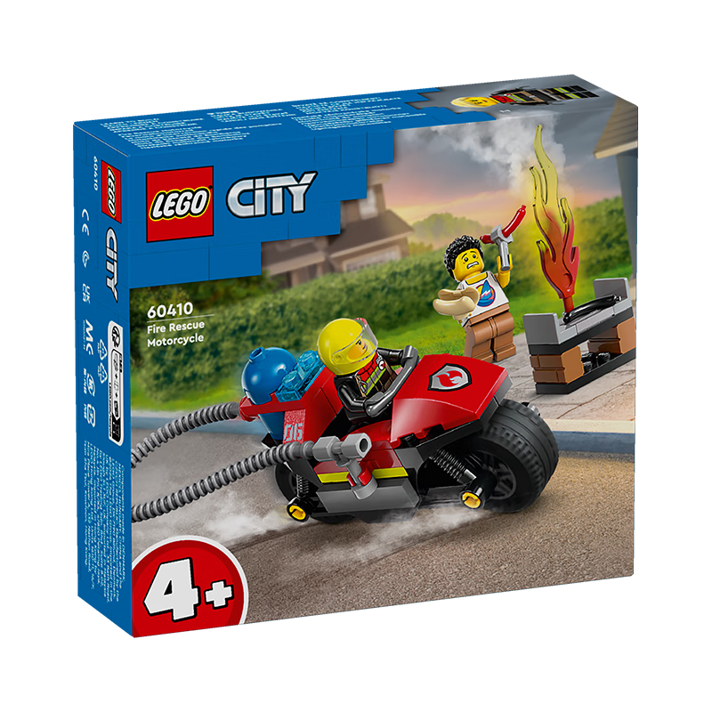 LEGO 乐高 City城市系列 60410 消防摩托车 54.45元