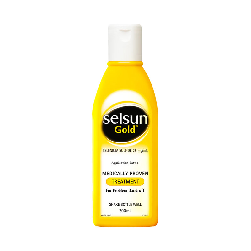 Selsun blue SELSUNGold2.5%l二硫化硒强劲去屑洗发水控油止痒男女士洗发露洗头膏 