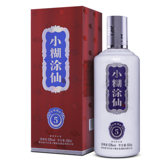 小糊涂仙 金酱酒坊5 酱香型白酒 53度 500ml 单瓶装 118.01元