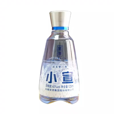 小窖酿造 小宣酒 40度125ml*1瓶浓香型纯粮食白酒 9.81元