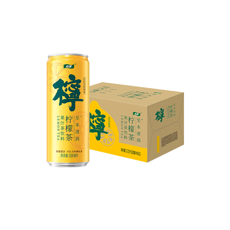 PLUS会员：怡宝 310mL 6瓶 柠檬茶 12.44元