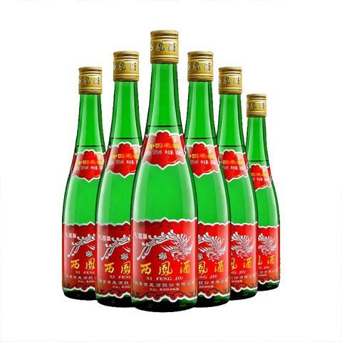 百亿补贴：西凤酒 绿瓶高脖 55%vol 凤香型白酒 500ml*6瓶 整箱装 216元（多人团