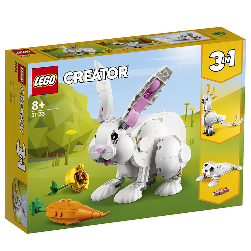 88VIP：LEGO 乐高 Creator3合1创意百变系列 31133 可爱的白兔 132.05元