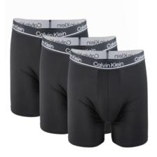 Calvin Klein 徽标长平角内裤 3件装 4.6折 $21.99（约159元）