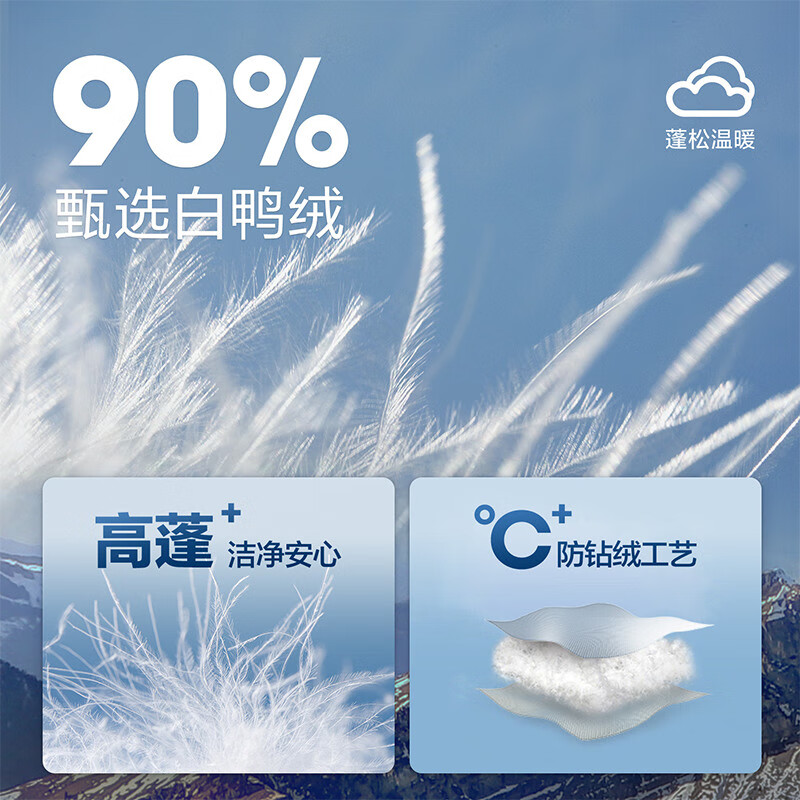 海澜之家 东方空间联名 充绒量134-164g 立领羽绒服 304元 - 线报酷