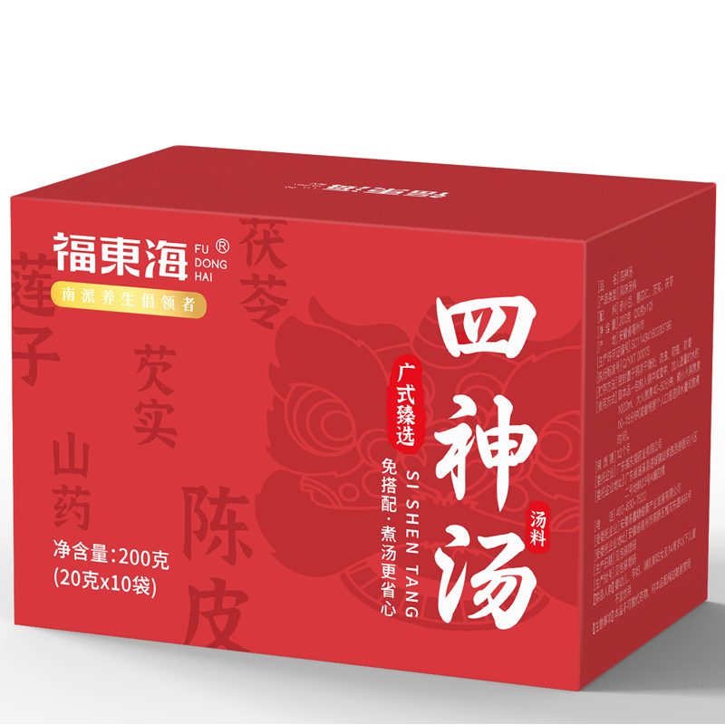 福東海 福东海莲子芡实山药茯苓四神汤200g（10副） 19.9元（需用券）