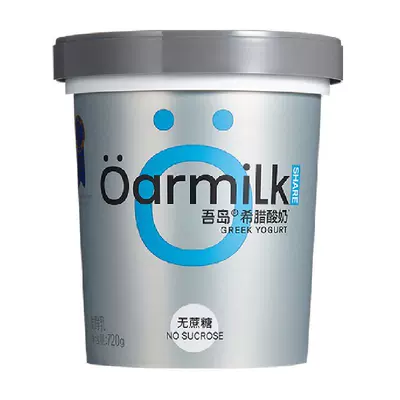 88VIP：Oarmilk 无蔗糖希腊酸奶 720g*2件 返后82.6元（102.6元+返20猫超卡，合41.3元