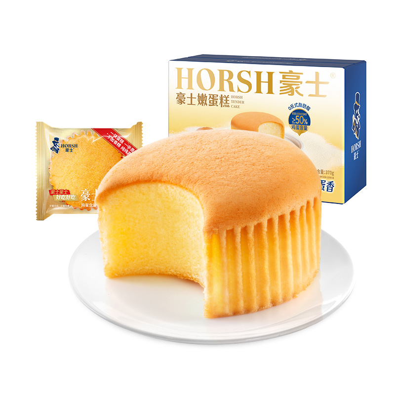 88VIP:豪士 嫩蛋糕 370g*1箱 17.96元(需用券)