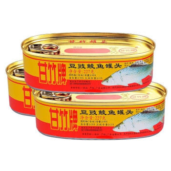 甘竹牌 豆豉鲮鱼227g*3罐装 ￥33.9