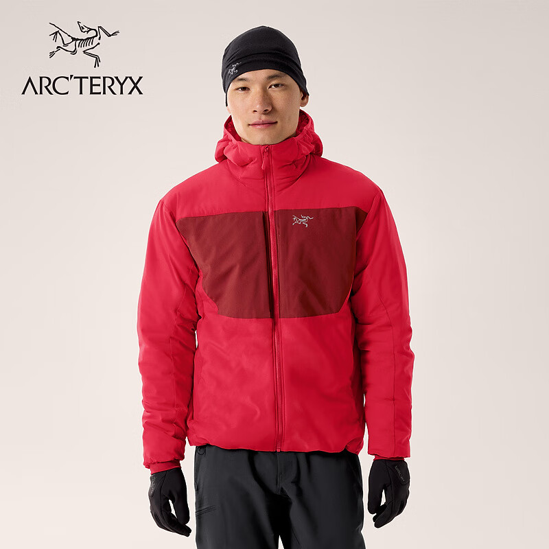 ARC'TERYX 始祖鸟 PROTON HEAVYWEIGHT HOODY 防风 男子 滑雪保暖棉服 HERITAGE/复古红 L 4