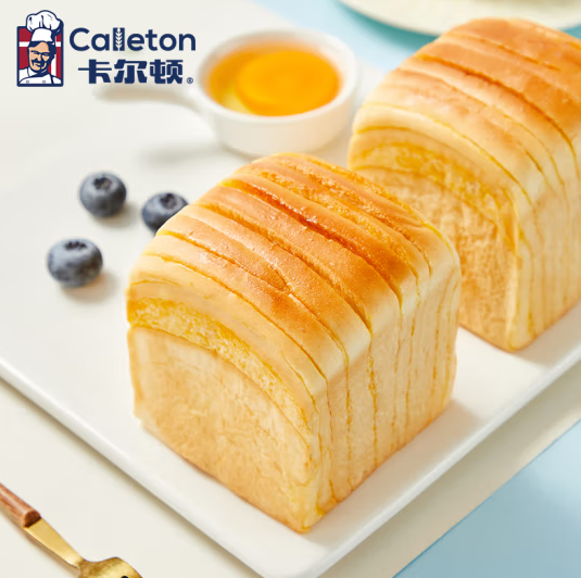 Calleton 卡尔顿 牛乳千层吐司面包380g ￥9.69