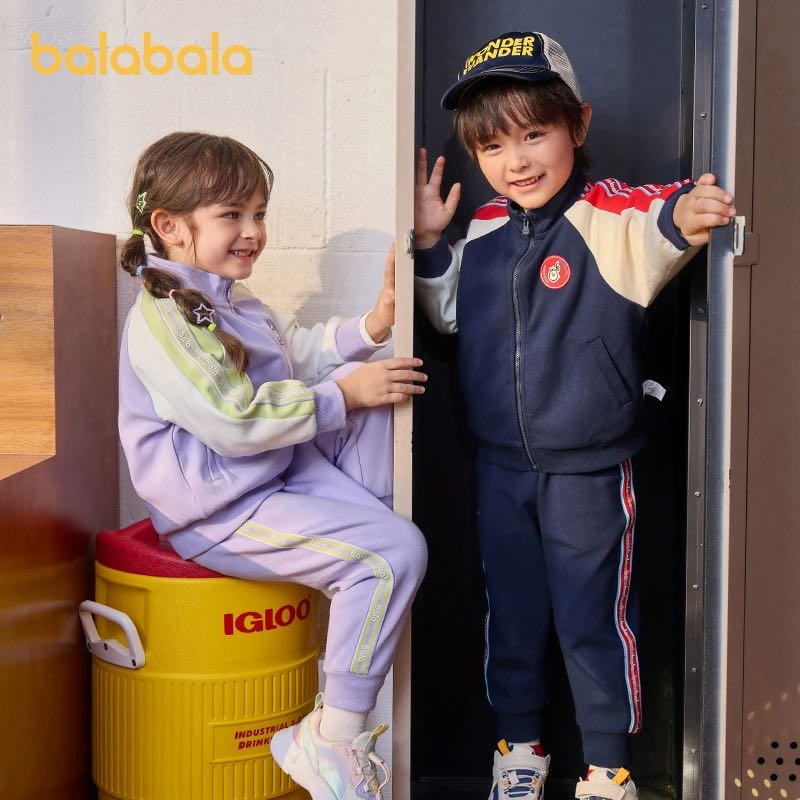 巴拉巴拉 男童女童套装儿童两件套2024新款春装 179元（需用券）