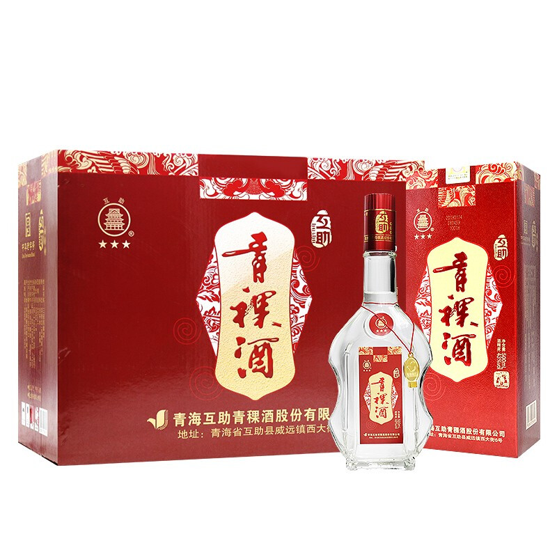 88VIP：互助 三星青稞酒 43%vol 清香型 500ml*6瓶 100.23元