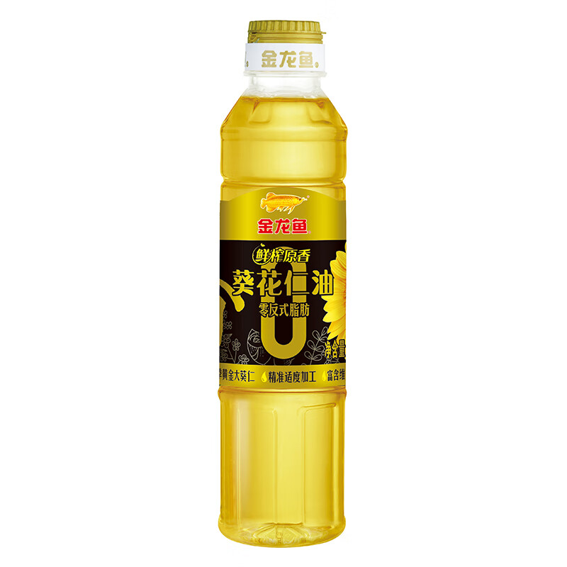 金龙鱼 葵花仁油 400ml 4.95元（需买2件，需用券）