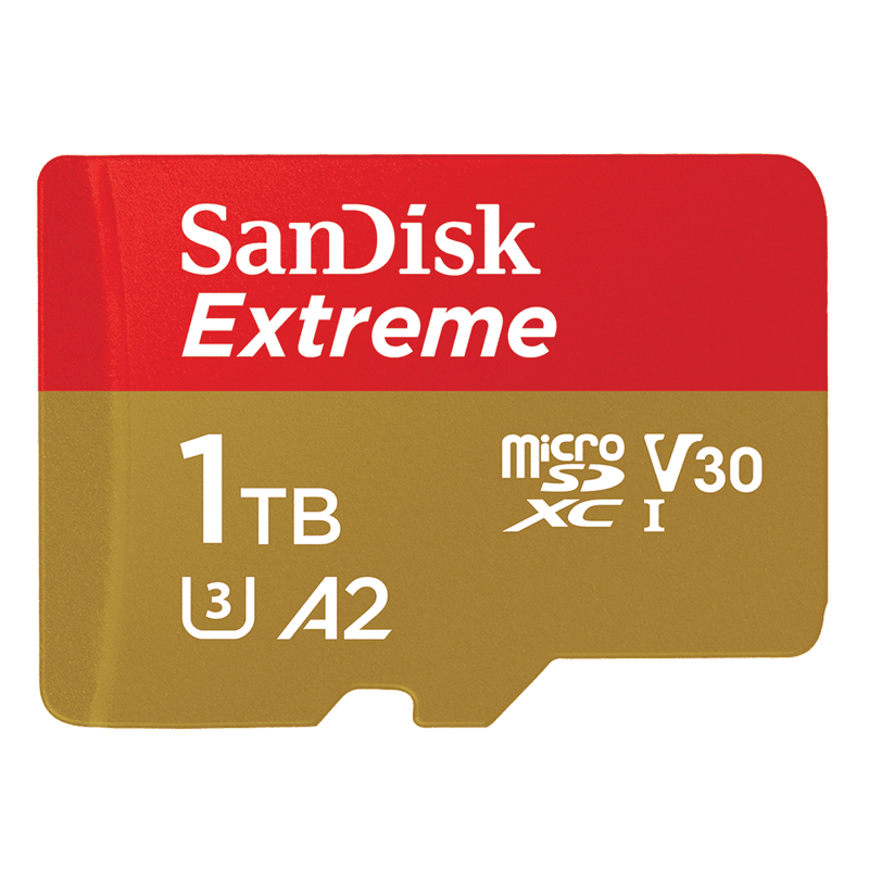 PLUS会员：SanDisk 闪迪 Extreme 至尊极速移动系列 MicroSD存储卡 1TB（U3、V30、A2）