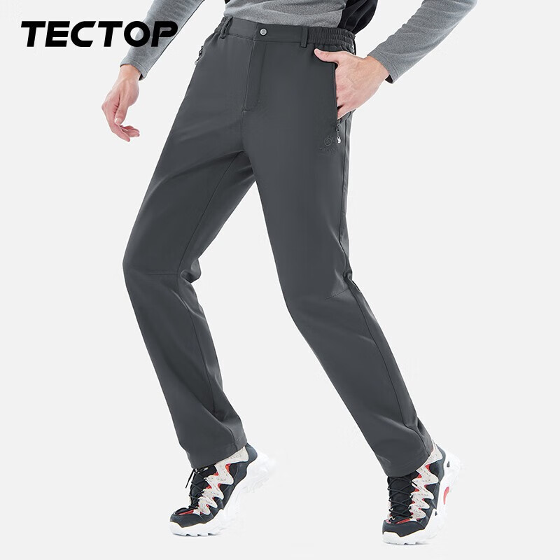 TECTOP 探拓 男子软壳裤 PW7609 深灰色 XXXL 79.9元（需用券）