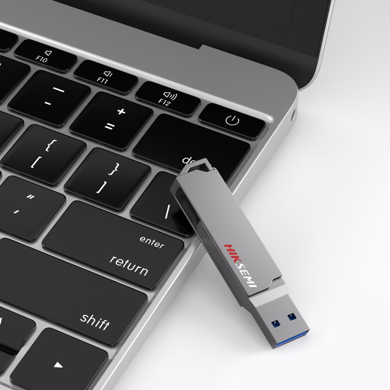 海康威视 X307C USB 3.1 U盘 灰色 128GB USB-A/Type-C双口 46.9元