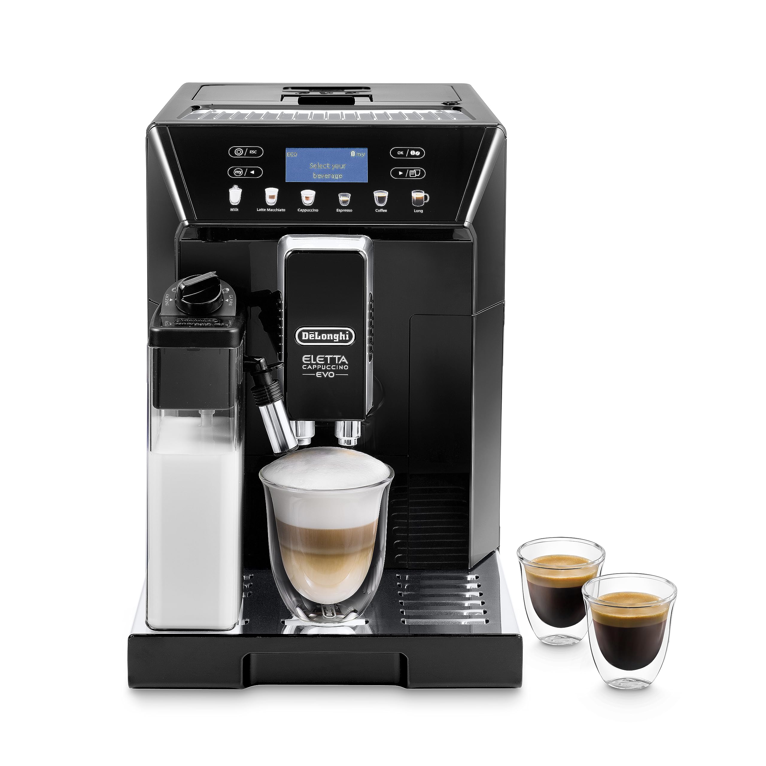 De'Longhi 德龙 Eletta Evo ECAM 46.860.B 全自动咖啡机 2L 黑色 4063.04元（含税包邮）