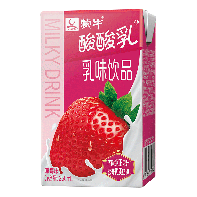 MENGNIU 蒙牛 酸酸乳草莓味乳味饮品250ml×24 21.86元（需用券）