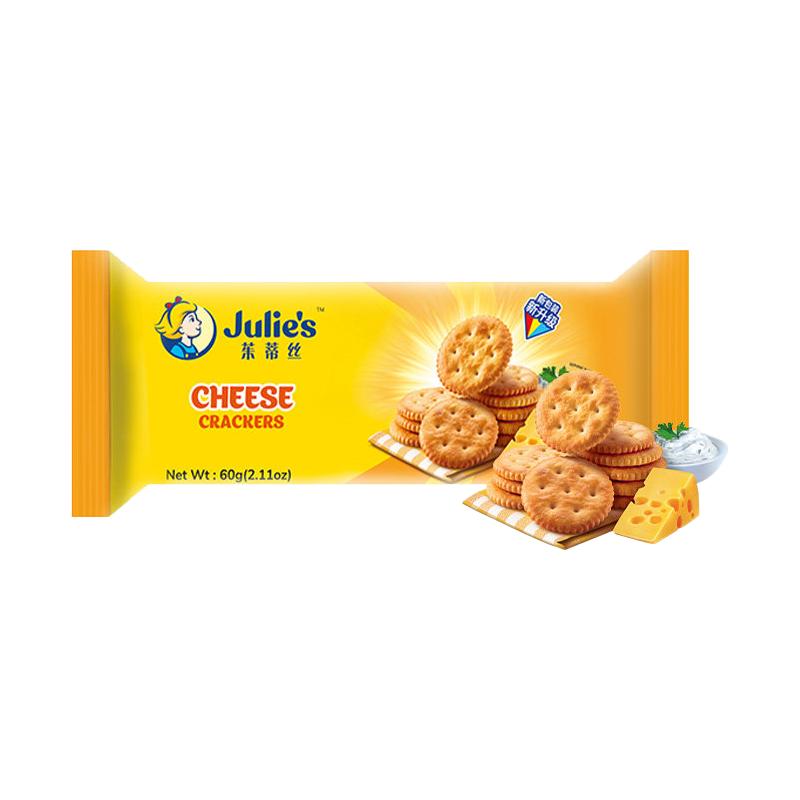 茱蒂丝 进口茱蒂丝 Julie's芝士咸味特脆乳酪饼干 1.95元（需用券）
