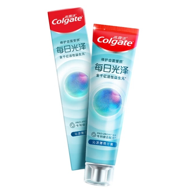 PLUS会员：Colgate 高露洁 每日光泽健齿修护牙膏 薄荷味 160g 9.81元（多重优惠
