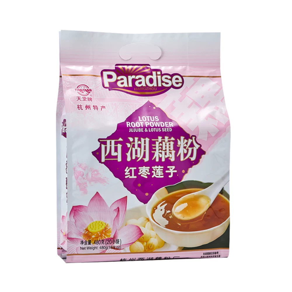 天堂 西湖藕粉红枣莲子味480g杭州特产速溶莲藕粉 冲调代早餐粉羹 18.9元 - 清风线报