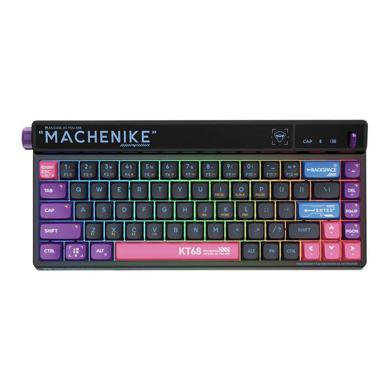 MACHENIKE 机械师 KT68 68键 2.4G蓝牙多模无线机械键盘黑竞宗轴 RGB 399元