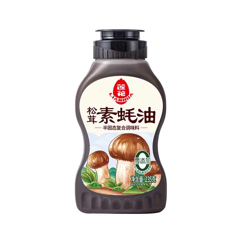 移动端：莲花 LOTUS 莲花 松茸素蚝油 235g 挤压瓶装 12.9元（淘金币可抵0.85元