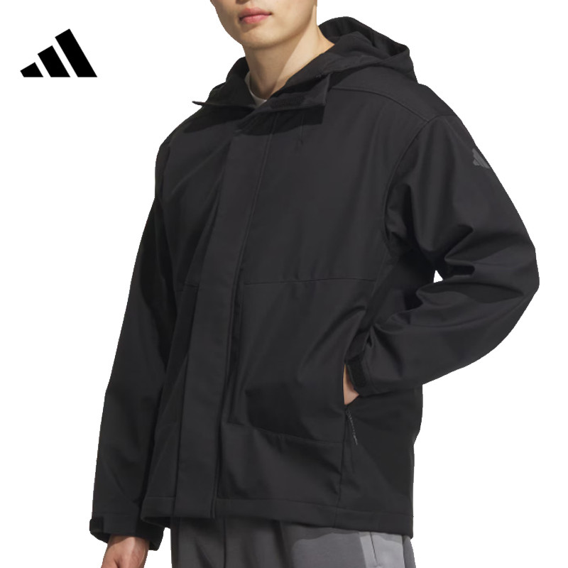 adidas 阿迪达斯 官网冬季男子运动训练休闲连帽夹克外套JM9154 549.44元（需用