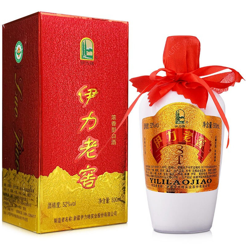 YILI 伊力牌 伊力老窖 52%vol 浓香型白酒 105元