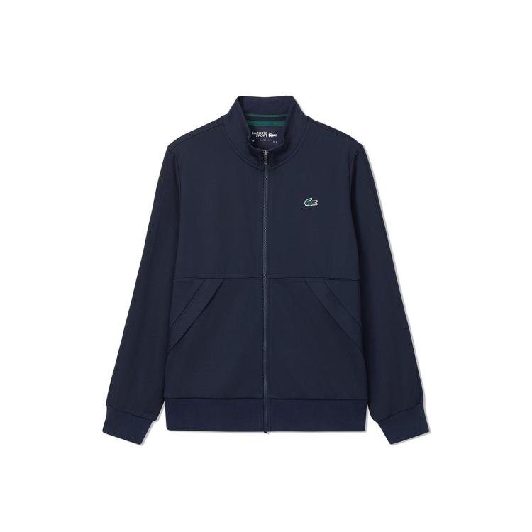 LACOSTE 法国鳄鱼男装春秋时尚百搭立领拉链开衫卫衣外套潮流百搭男式卫衣 597元 - 线报酷