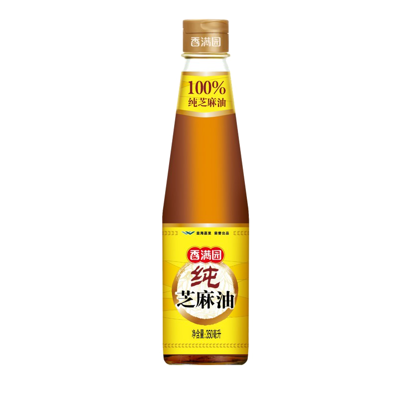 plus会员：香满园 纯芝麻香油 350mL（一级） 6.62元(需领券)